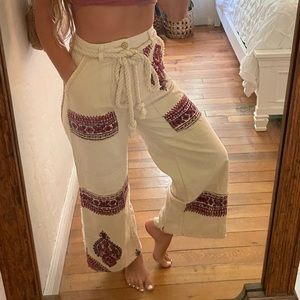 Free People Patchwork Pants